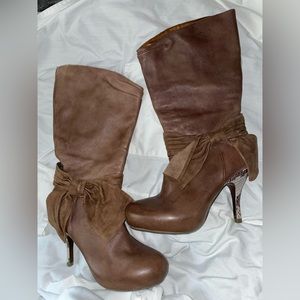 Poetic License leather heel boots size 6 1/2 women’s